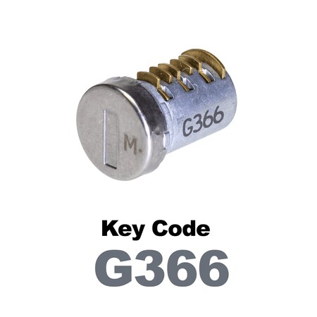 Global Replacement Lock Cylinder, For Master Key Applications, For use in Locks with Key Code G366 KC-SM-NK-366